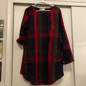 Cupshe Plaid Dress
